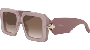 Serpenti Havana Geometric Sunglasses