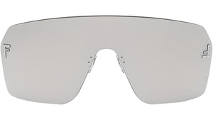 Fendi First Crystal Silver Rectangular Sunglasses