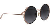 Serpenti Rose Round Sunglasses