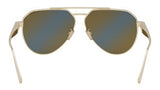 Octo Yellow Pilot Sunglasses