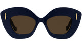 Anagram Blue Cat Eye Sunglasses