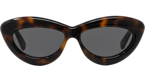 Curvy Havana Cat Eye Sunglasses