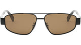 Metal Triomphe Black Pilot Sunglasses