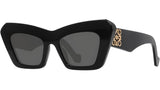 Anagram Black Cat Eye Sunglasses