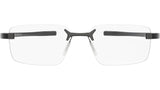 Flex Black Rectangular Eyeglasses