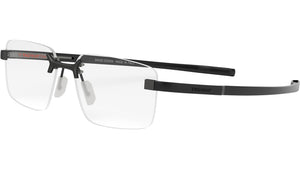 Flex Black Rectangular Eyeglasses