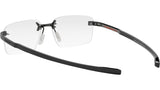 Flex Black Rectangular Eyeglasses