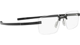 Flex Black Rectangular Eyeglasses