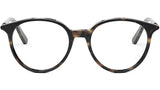 Mini CD O R5I Havana Round Eyeglasses