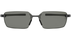 Flex Black Rectangular Sunglasses