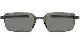 Flex Black Rectangular Sunglasses