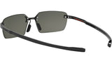 Flex Black Rectangular Sunglasses