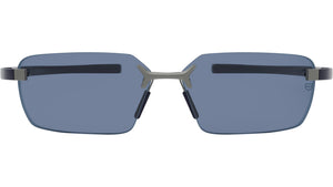 Flex Silver Rectangular Sunglasses