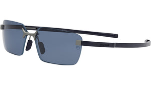 Flex Silver Rectangular Sunglasses