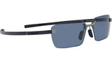 Flex Silver Rectangular Sunglasses