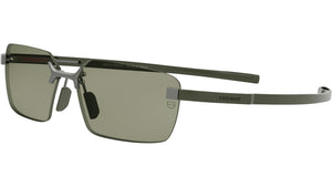 Flex Silver Rectangular Sunglasses