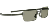 Flex Silver Rectangular Sunglasses