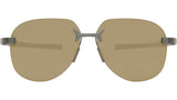 Flex Silver Pilot Sunglasses