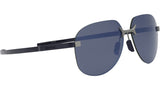 Flex Silver Pilot Sunglasses