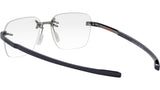 Flex Silver Geometric Eyeglasses