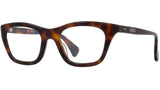 Boke Flower Havana Geometric Eyeglasses