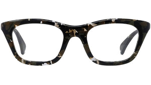 Boke Flower Havana Geometric Eyeglasses