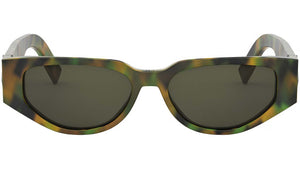 CD Diamond S7I Green Geometric Sunglasses