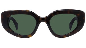 1970 Havana Cat Eye Sunglasses