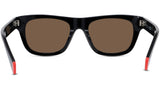 AKA Black Geometric Sunglasses