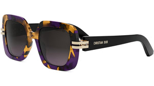 CDior S2I Coloured Havana Square Sunglasses