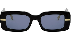 Fendigraphy Black Rectangular Sunglasses