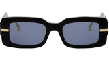 Fendigraphy Black Rectangular Sunglasses