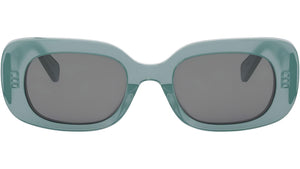 CELINE 3 Dots Green Rectangular Sunglasses