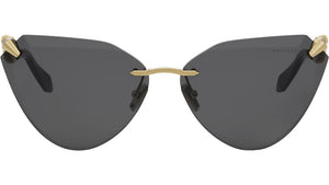 Serpenti Light Gold Cat Eye Sunglasses