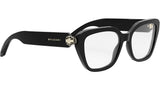 Serpenti Black Butterfly Eyeglasses