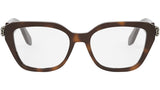 Serpenti Havana Butterfly Eyeglasses