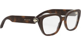 Serpenti Havana Butterfly Eyeglasses