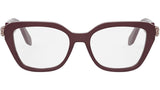 Serpenti Bordeaux Butterfly Eyeglasses