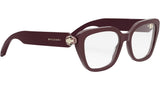 Serpenti Bordeaux Butterfly Eyeglasses