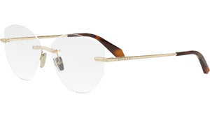 Serpenti Light Gold Geometric Eyeglasses