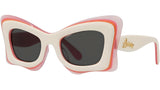 Paula's Ibiza White Butterfly Sunglasses