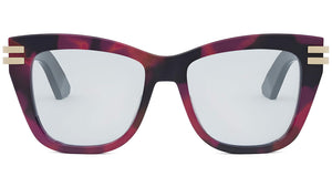 CDiorO S1I 25BB Red Havana Butterfly Eyeglasses