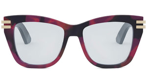 CDiorO S1I Red Havana Butterfly Eyeglasses