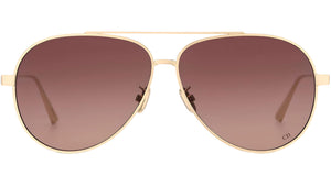 DiorCannage A1U Gold Pilot Sunglasses