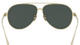 DiorCannage A1U Yellow Pilot Sunglasses