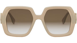 FF Diamonds Brown Square Sunglasses