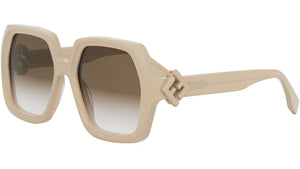 FF Diamonds Brown Square Sunglasses