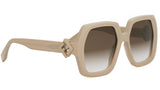 FF Diamonds Brown Square Sunglasses