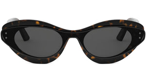 DiorMeteor B1I Havana Butterfly Sunglasses