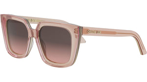 DiorMidnight S1I 40AE Pink Brown Square Sunglasses